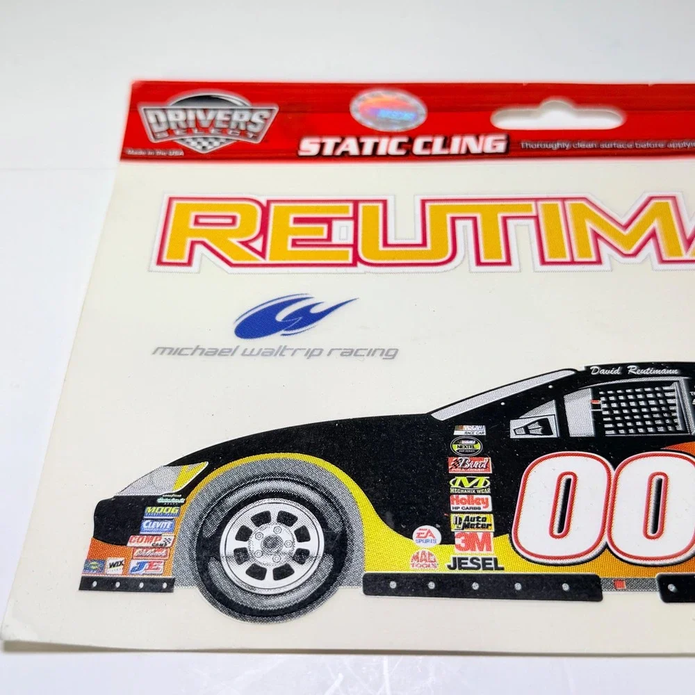 NASCAR David Reutimann 00 Burger King Toyota Camry Static Cling Decal C007715ABO